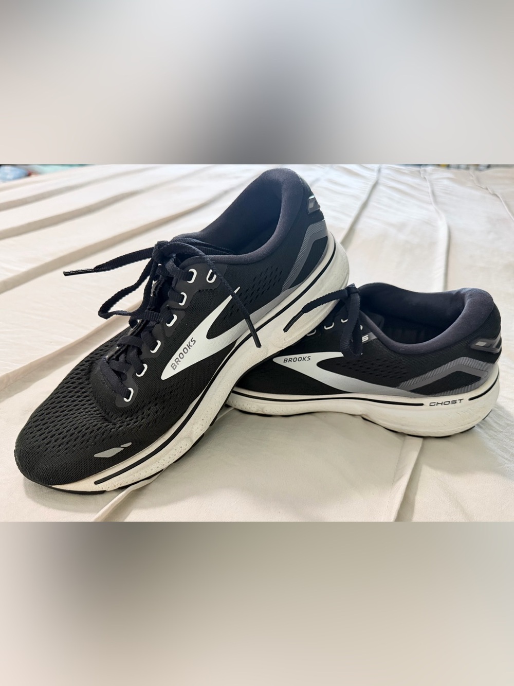 Brooks Women’s Black and White Athletic Running Shoes